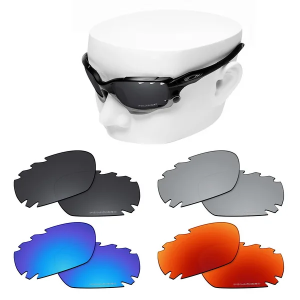 OOWLIT Анти-Царапины Сменные линзы для-Oakley Jawbone вентилируемый травления поляризованных солнцезащитных очков - Цвет линз: 4 pairs