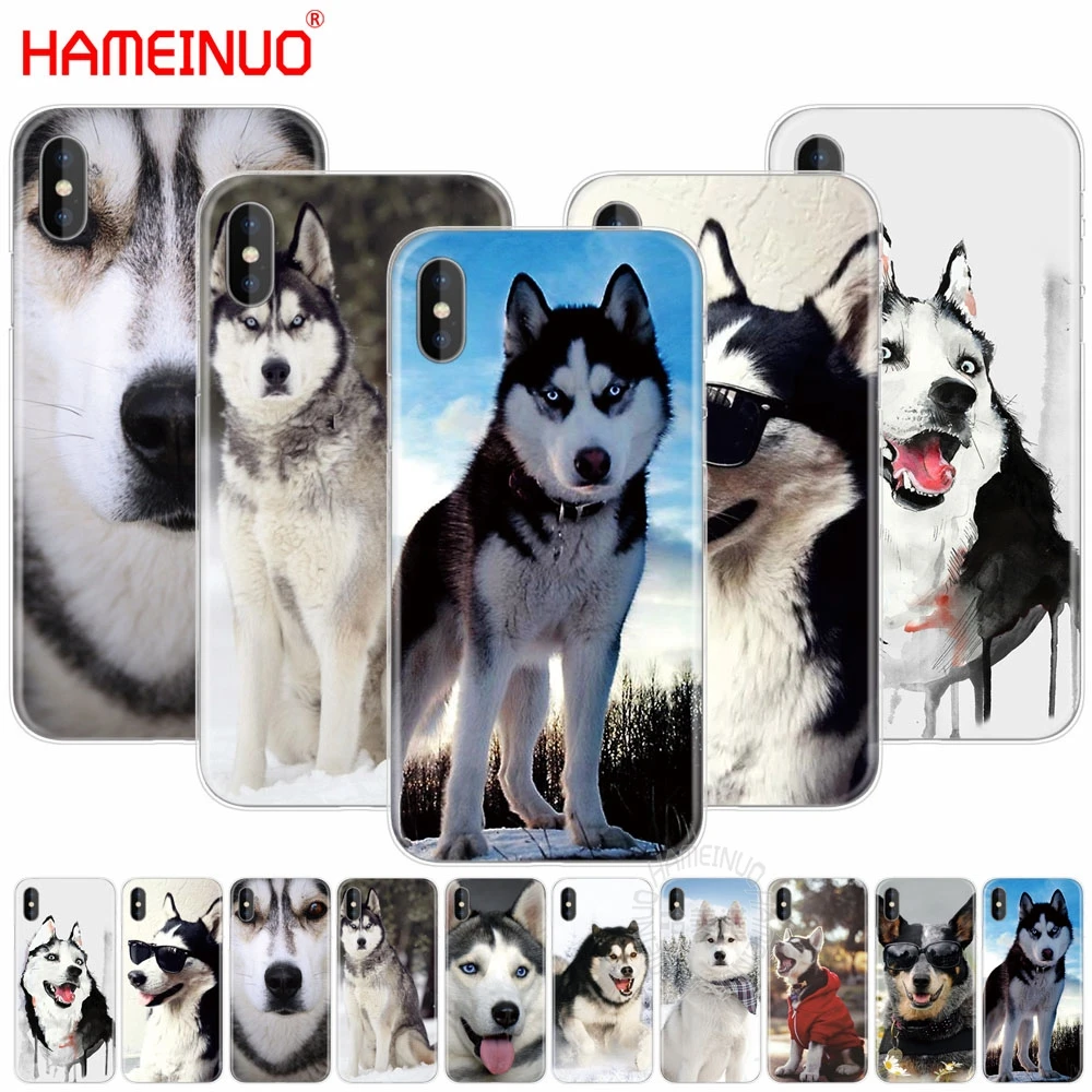 Чехол для мобильного телефона HAMEINUO Husky Dog iphone X 8 7 6 4 4S 5 5S SE 5c 6s plus|case for iphone|case pluscase |