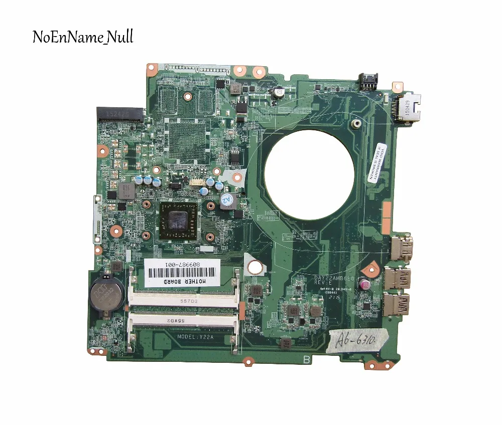 809987-001 809987-601 материнская плата для ноутбука hp pavilion 17-P материнская плата A6-6310 процессор DAY22AMB6E0 809987-501