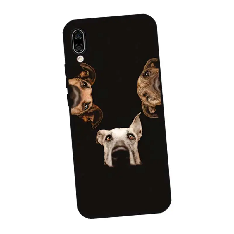 N463 Weimaraner Черный силиконовый чехол Обложка для huawei Honor 6A 6C 6X 7C 7X8 Lite рro |