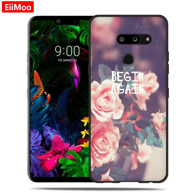 EiiMoo ультра тонкий матовый чехол для телефона LG G8 ThinQ Чехлы Мягкая силиконовая