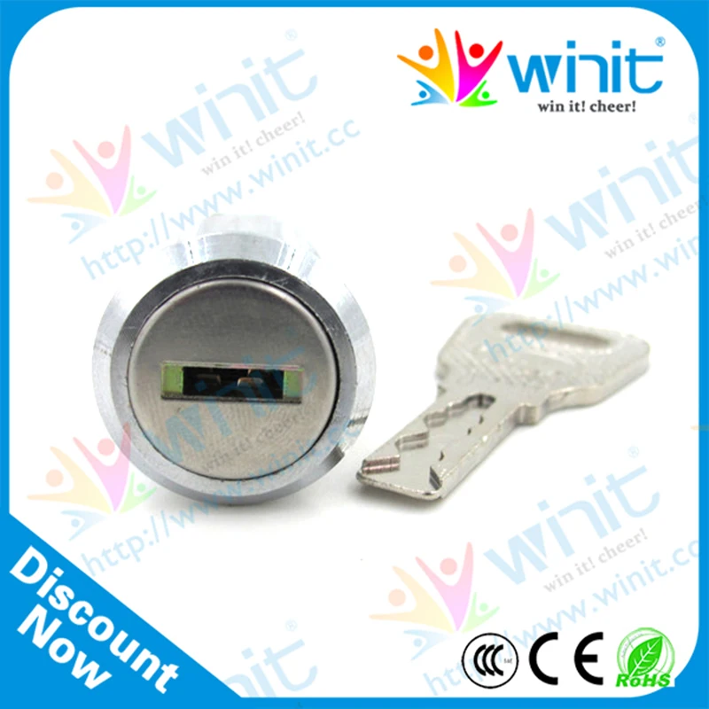 Замок для дверного шкафа с монетами замок двери плоскими ключами 22 мм|arcade lock|lock