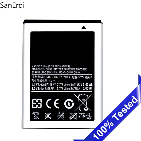 Аккумулятор EB494358VU для Samsung Galaxy Ace S5830 S5660 I579 мобильный телефон с аккумулятором 1350