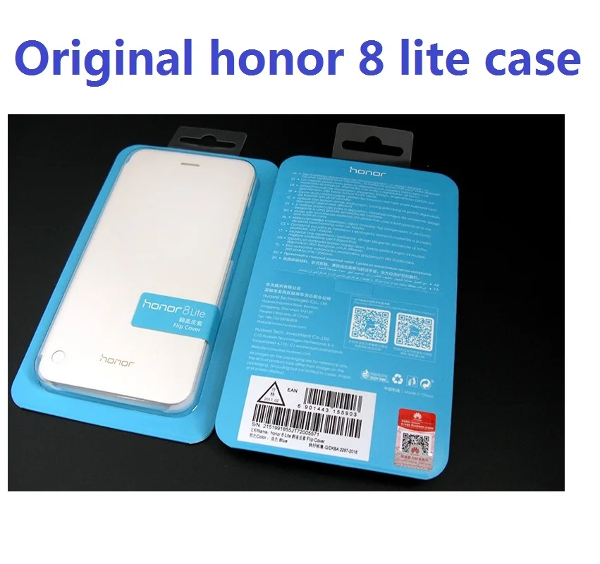 Официальный huawei Honor 8 Lite/Молодежный кожаный флип чехол Премиум PU защитный чехол для huawei P8 Lite