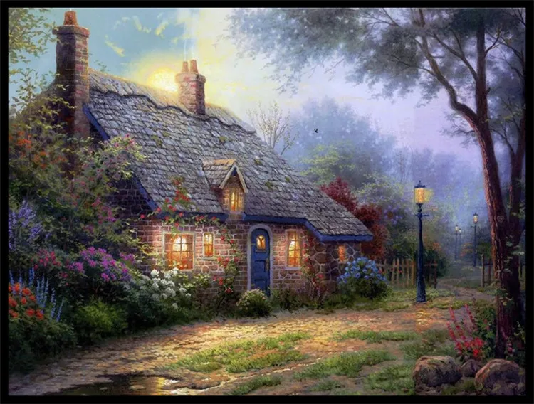 Набор для рукоделия алмазная живопись корпус пейзаж вышивка крестиком кристалл