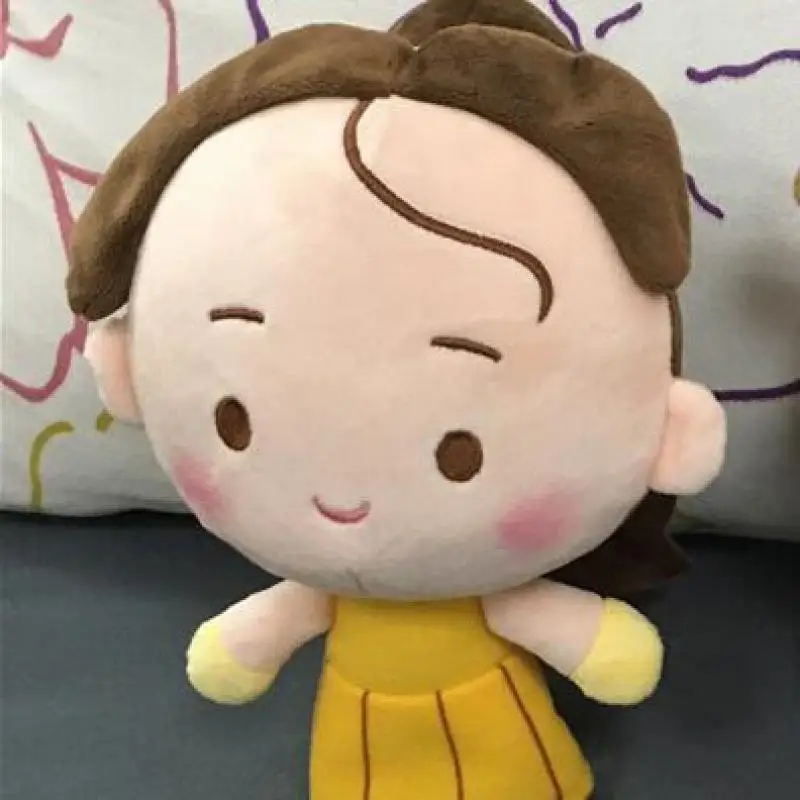 Красавица и чудовище 2 шт мультфильм Фильм аниме игрушки мягкие плюшевые