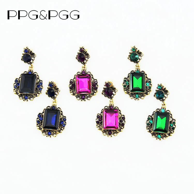 PPG& PGG, трендовые ювелирные изделия, винтажные элегантные блестящие серьги Заводские, закупка