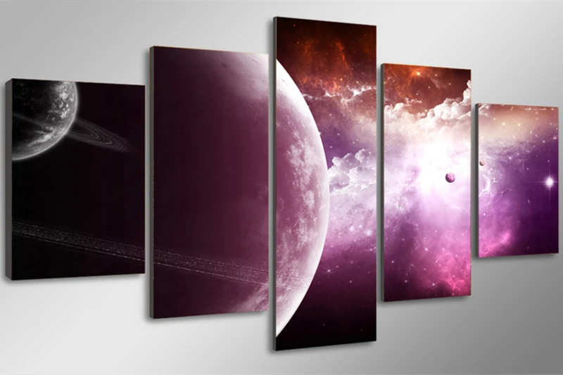 5 шт Домашний Декор холст Книги по искусству изображение планета Вселенная