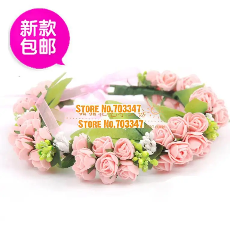 1 х Фея Волосы гирлянды корона цветок невесты ручной работы для девочек Для