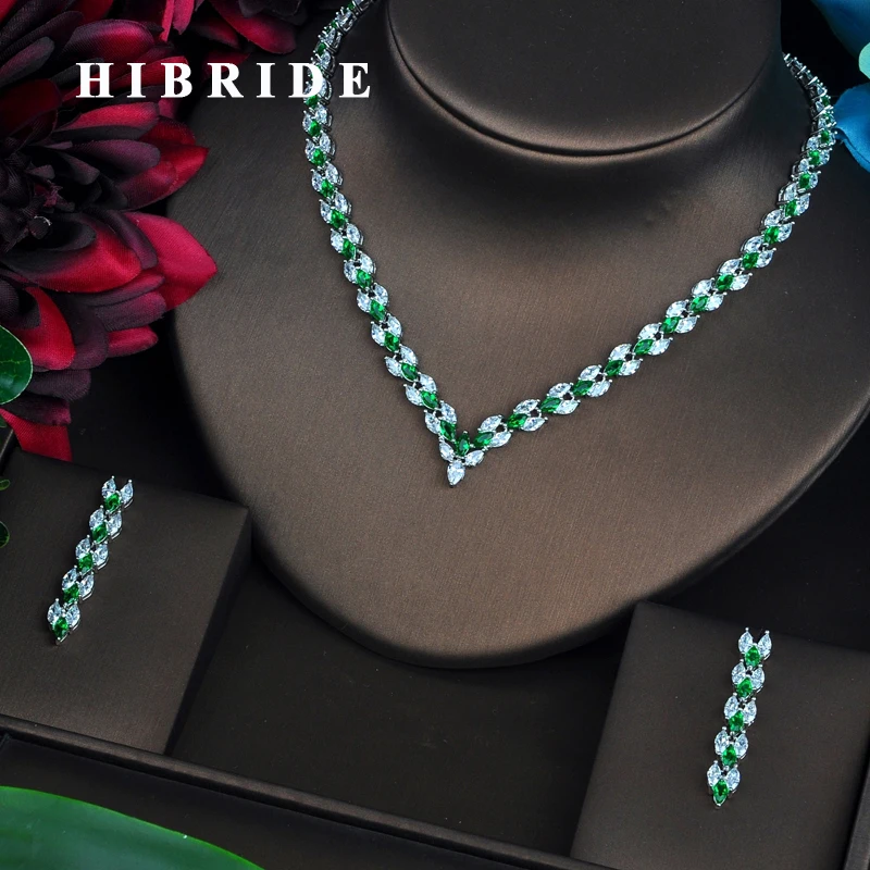 Комплект из колье и серёг с V образным вырезом|dubai jewelry sets|jewelry sets for womenjewelry |