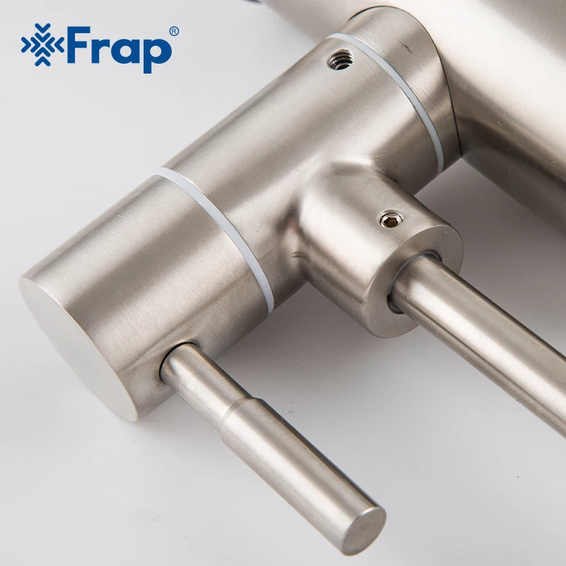 

Frap Filter Kitchen Faucets 304 stainless steel 360 Rotation with Water Purification Features Mixer Tap Crane For Kitchen Mixer