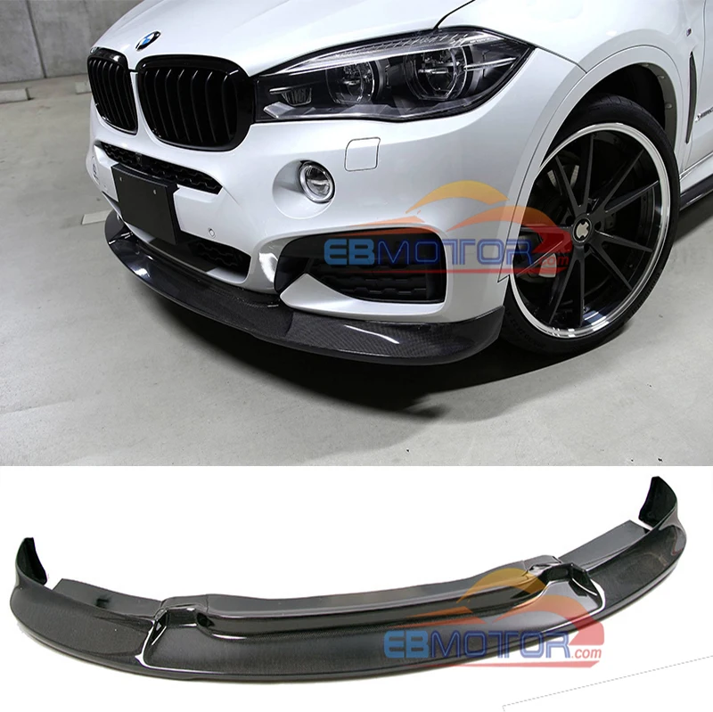 Передний спойлер из настоящего углеродного волокна для BMW F16 X6 M Sport 2015UP B419|spoiler for