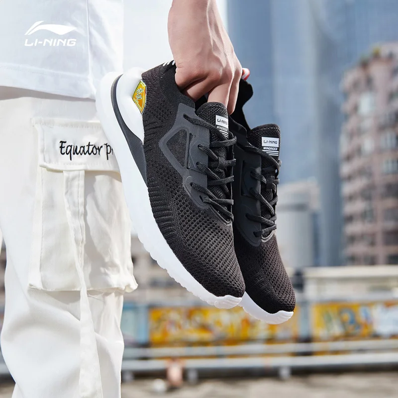 Li-Ning/Мужская зимняя обувь для отдыха и образа жизни; спортивная обувь с дышащей подкладкой; кроссовки AGLP021 YXB290