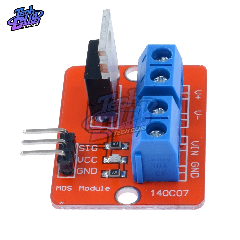 1 шт. умная электроника 0-24 в топ Mosfet Кнопка IRF520 драйвер MOS модуль для MCU ARM Raspberry Pi