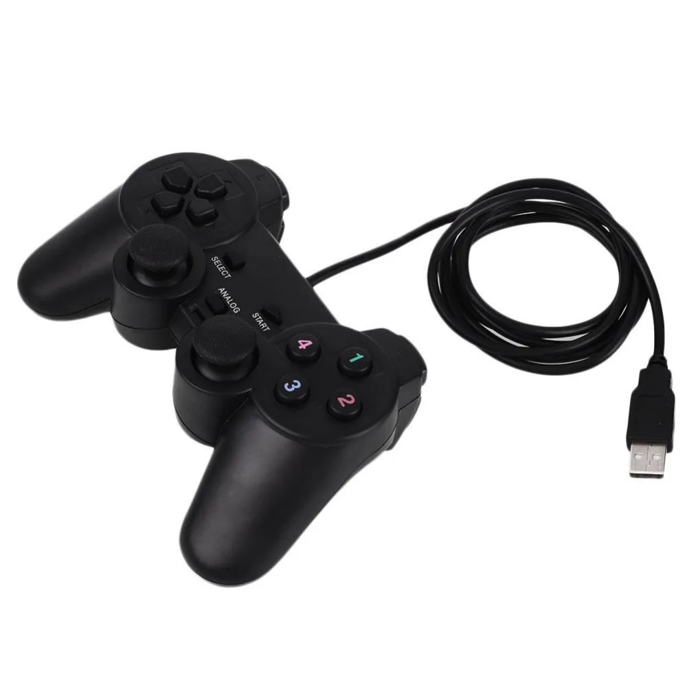 Проводной геймпад Gasky USB игровой контроллер джойстик управление для ПК