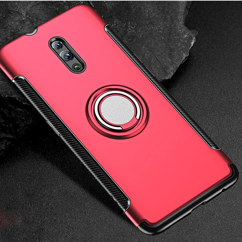 Чехол OPPO RENO, Роскошный чехол, защитный чехол для автомобиля, кольцо с защитой от магнетизма, ударопрочный чехол из ТПУ+ ПК для OPPO RENO CPH1921, чехол 6,4"
