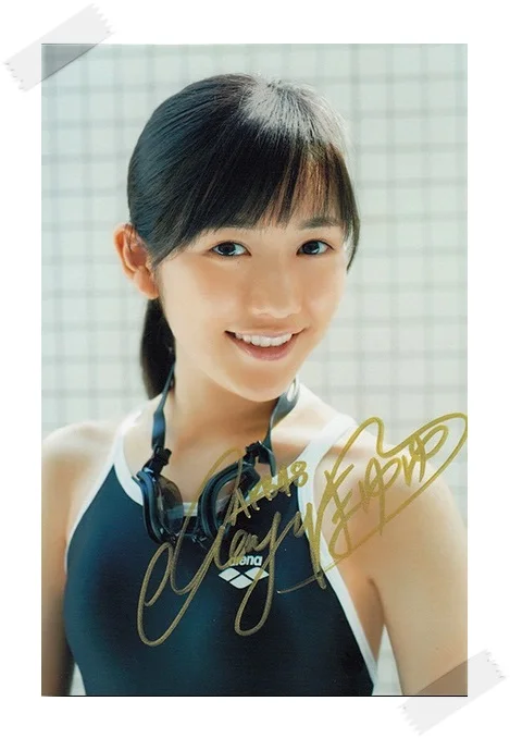 AKB48 Mayuyu фотография с автографом 4*6 дюймов Бесплатная доставка 02 2017|freeshipping| |