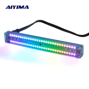 AIYIMA двойной 30-уровневый индикатор, цветной музыкальный индикатор спектра светильник оусилитель, измеритель УФ для MP3-плеера