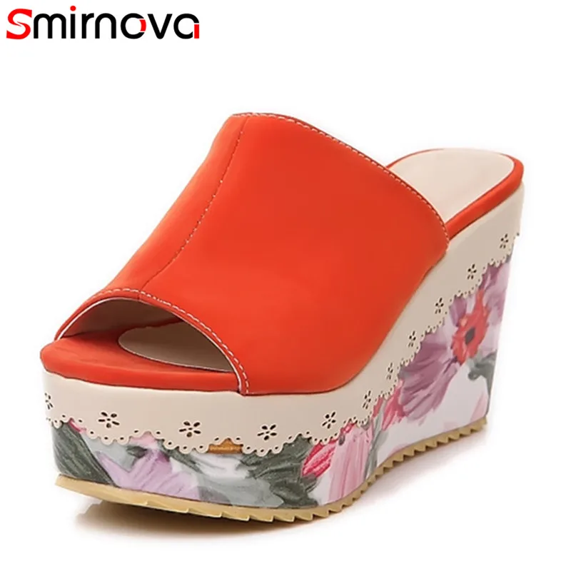 Smirnova/2019 г. Хит продаж женские босоножки Босоножки на платформе с открытым носком