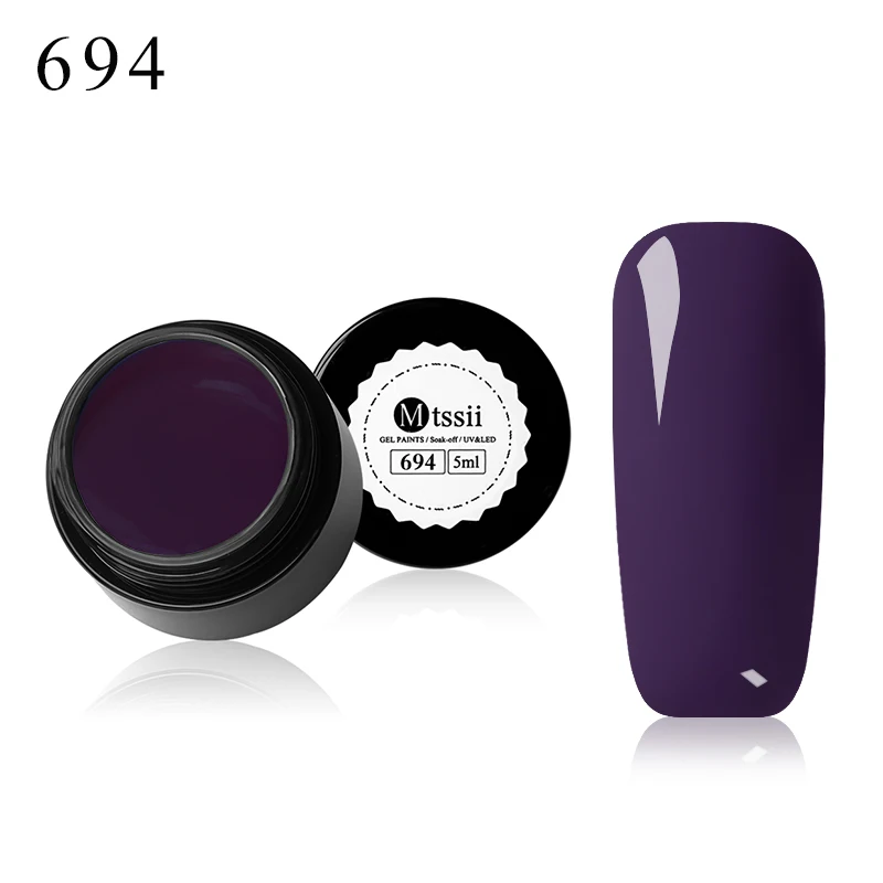 SJ79094 Mtssii 5 мл фиолетовая серия Гель-лак для ногтей яркий красочный Гель-лак для необходимости Top& Base Coat Гель-лак - Цвет: SJ79094