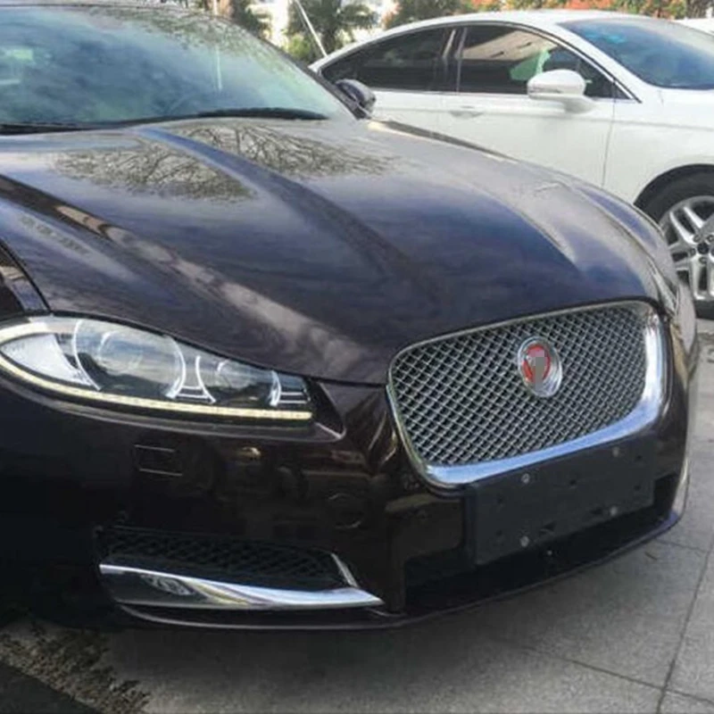 Для Jaguar xf XF 2008- авто-Стайлинг ABS передняя крышка гриля отделка Авто запасные части 1 шт