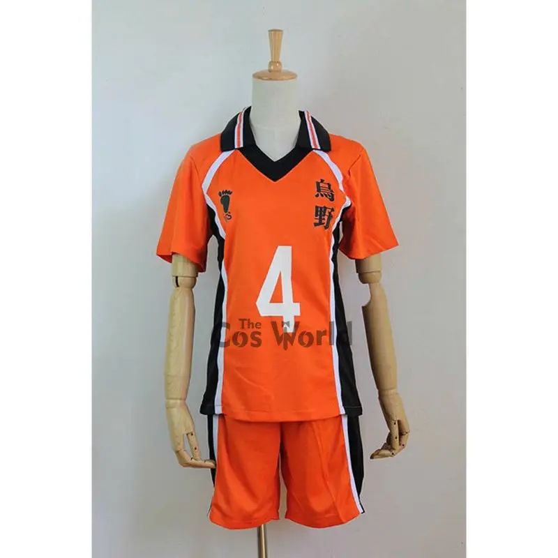 Haikyuu KarasunoNishinoya Yuu No.4 школьная форма футболка Топы Брюки Спортивная одежда Джерси
