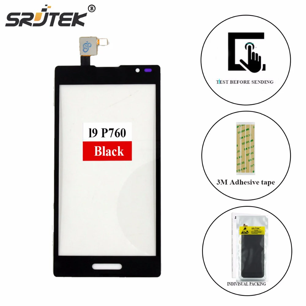 Srjtek экран 4 7 ''сенсорный дигитайзер стекло для LG Optimus L9 P760 P765 P768 Сенсорная