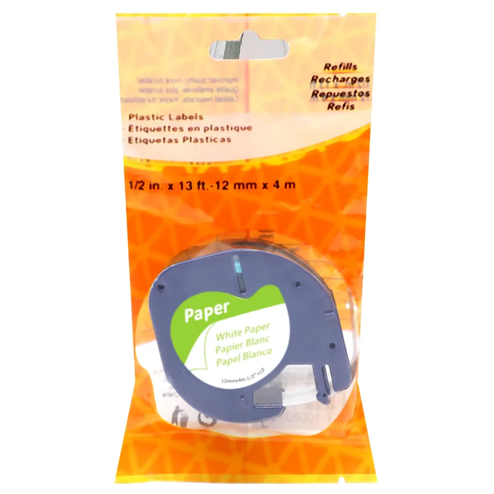 Labelife 20 Pack Compatible Dymo Letratag Label Tape 91200 DYMO 91330 91220 59521 Black on White for Printer | Компьютеры и офис