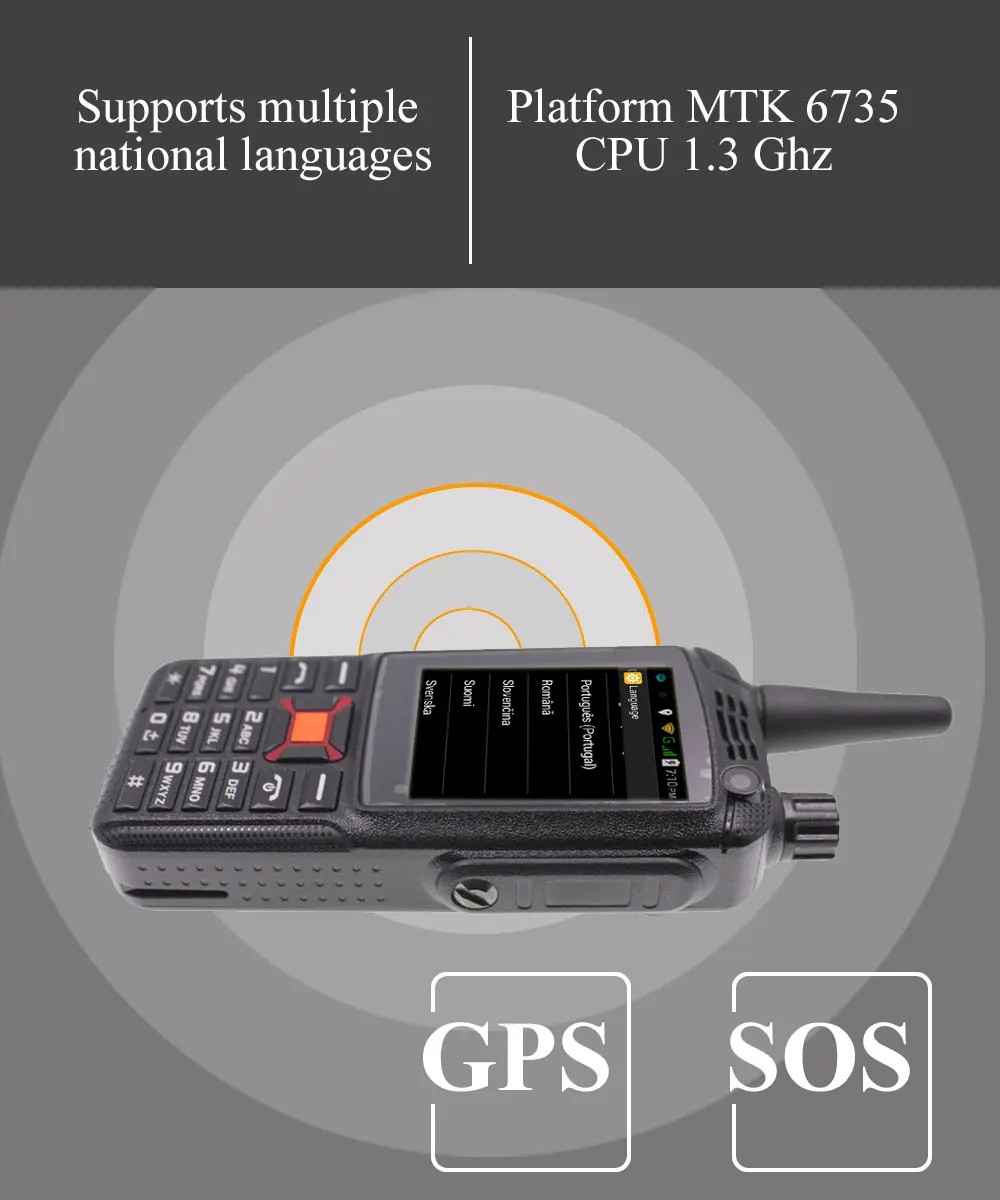 F22 обновленная версия 4G LTE сеть радио Zello PTT рация телефон F25 G25 две sim-карты gps SOS функция радио