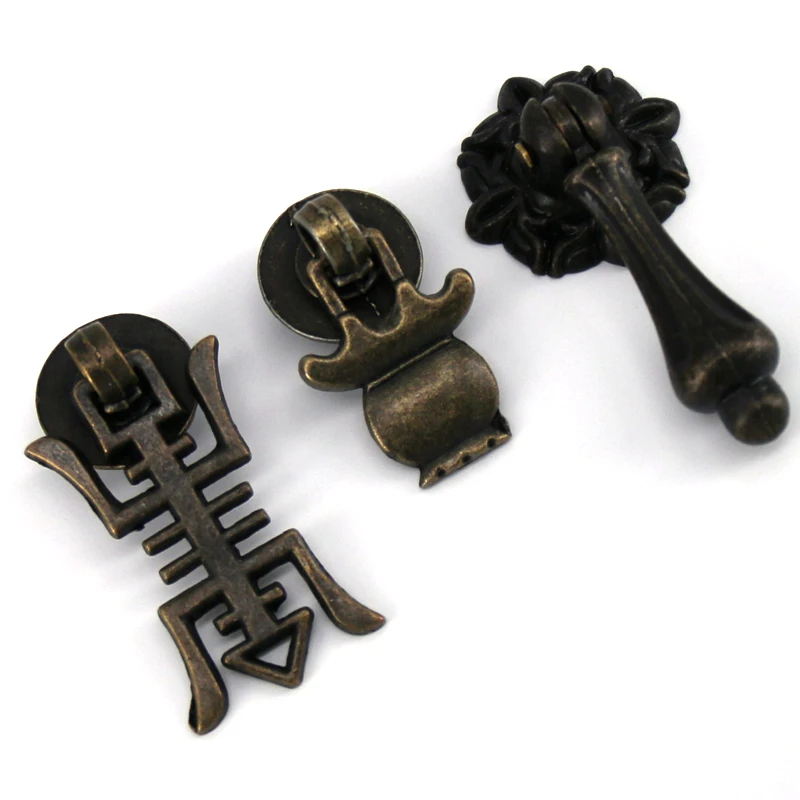 1x шкаф для средств китайской медицины старинная бронзовая деревянная коробка