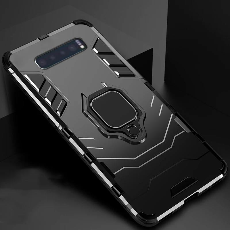 Для Samsung Galaxy S10 Plus S9 S8 S10e Note 9 A7 A9 2018 M30 M20 чехол с кольцом держатель Броня бампер