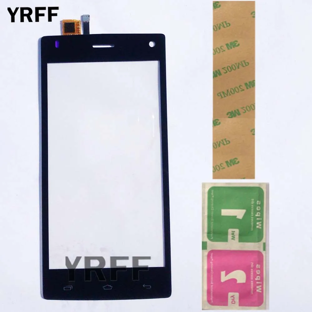 4,5 ''сенсорная панель для Телефона Fly FS452 FS 452 сенсорный экран Переднее стекло дигитайзер панель объектив сенсор стекло клейкие салфетки