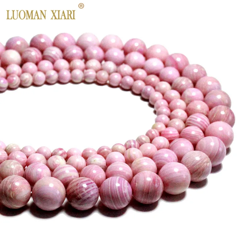 Wholesale 100% Natural Pink White Deep Sea Shell Beads fit DIY Bracelet Necklace For Jewelry Making 6/8/10/12mm Strand 15'' |