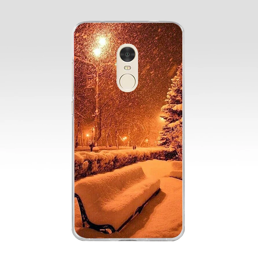 86 г зимний сад красивый для Xiaomi redmi note 4 4x чехол Fundas Coque чехол redmi note 4 4x чехол Мягкие силиконовые сумки из ТПУ