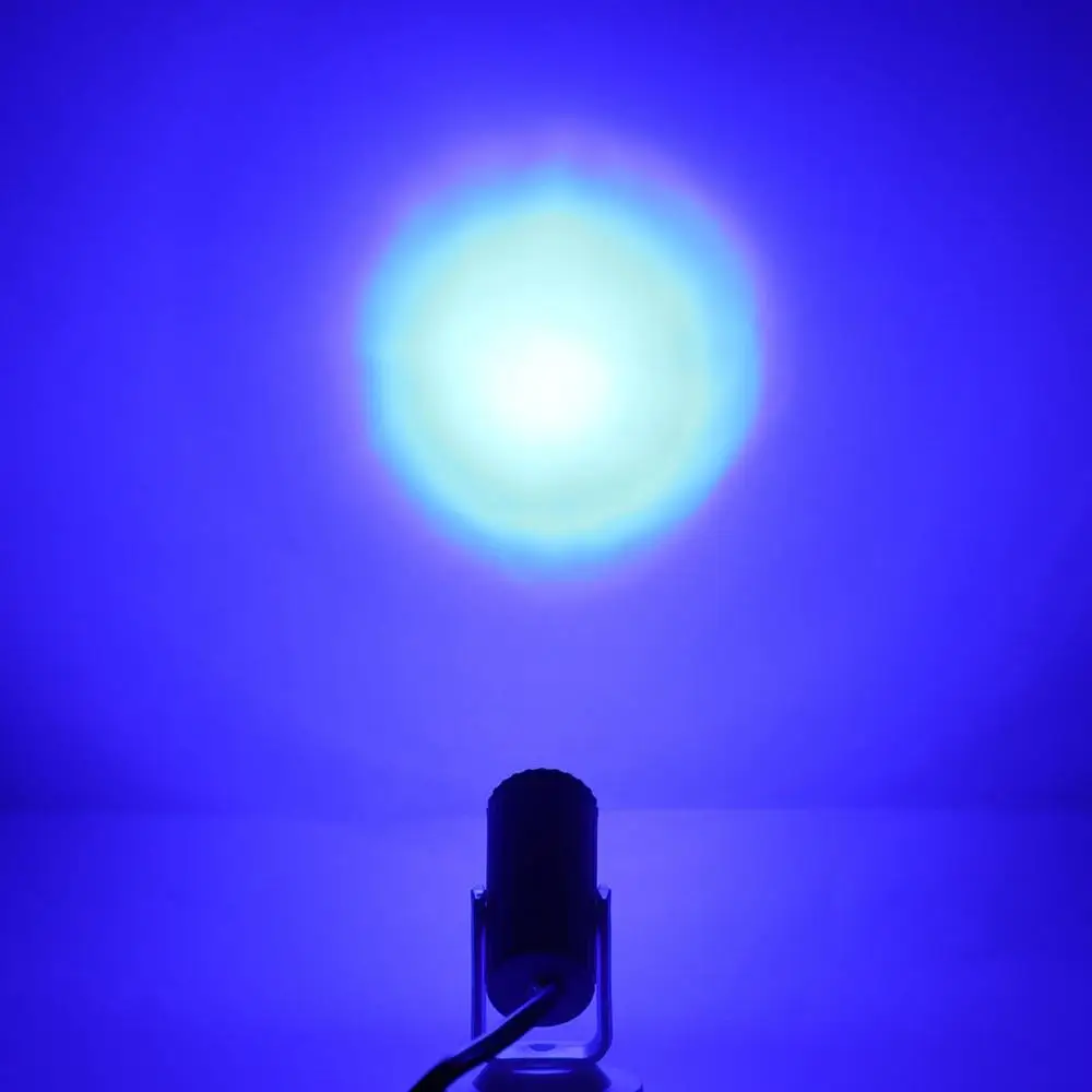 1 шт. RGB/синий/красный/белый светодиодный луч Точечный светильник мини 1 Вт для DJ диско-бара KTV вечерние светильник ing Effect AC110-220V - Цвет: Синий