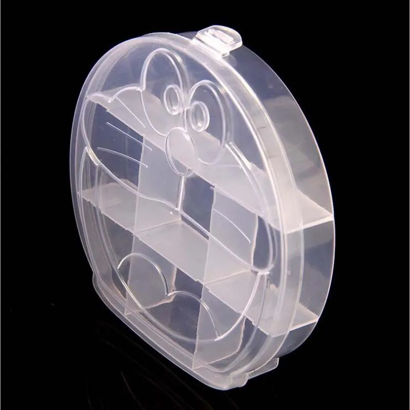 Прозрачная пластиковая шкатулка для хранения ювелирных изделий с мультяшным