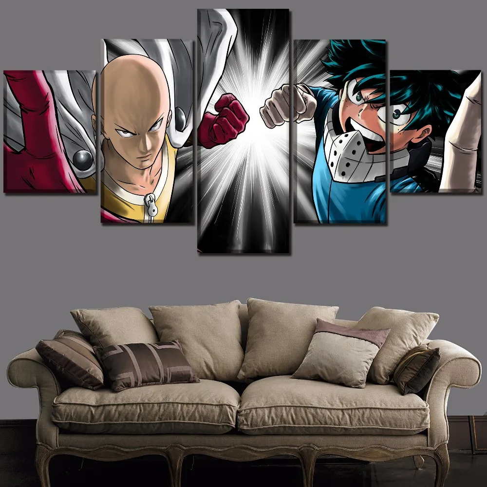 ONE PUNCH MAN аниме HD печать картина 5 шт. холст искусство современный декор домашний