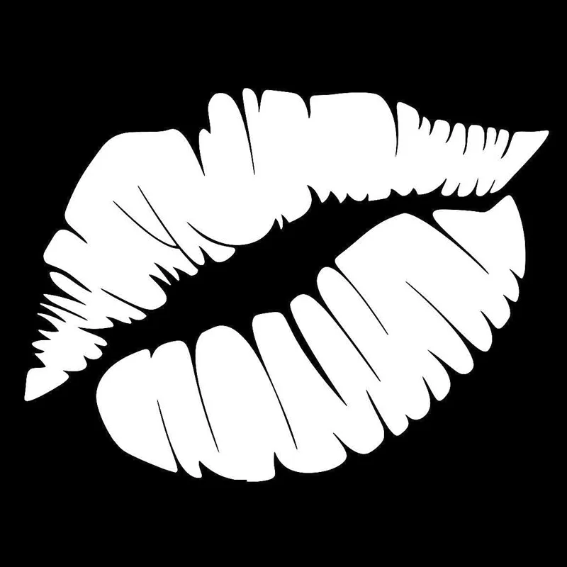 [WZH143] виниловая наклейка Kiss Marks украшение тела для мотоцикла автомобиля
