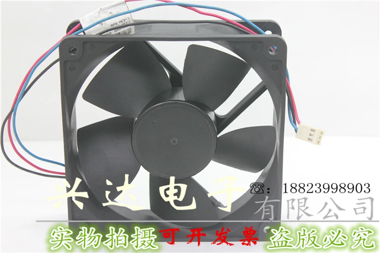 

New authentic FD481238HB 12038 DC48V 0.21A 12CM three-wire cooling fan