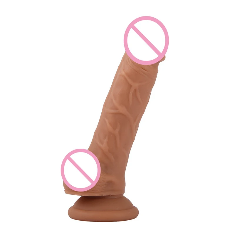 Realistic Dildo Vibrator Nude Color Artifical Clitoris Latex Adult Sex Toys for Women Pussy Massager Fake Penis free shipping | Красота и