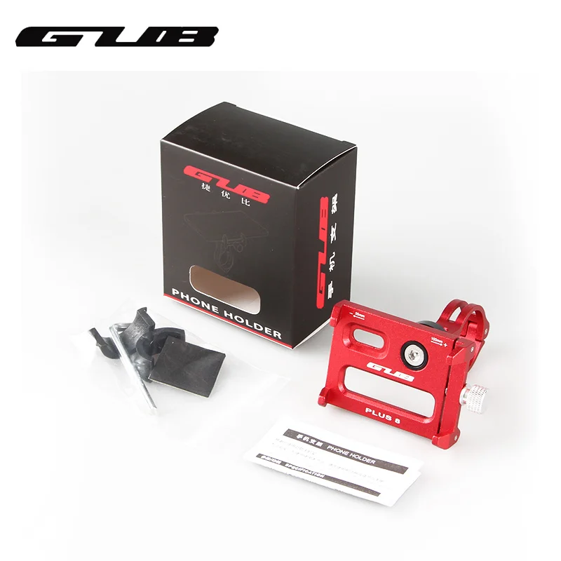 

GUB Aluminum 360 Rotating Bicycle Phone Stand For 3.5-6.2inch Smartphone 5 Colors Universal Bike Handlebar Mount Holder