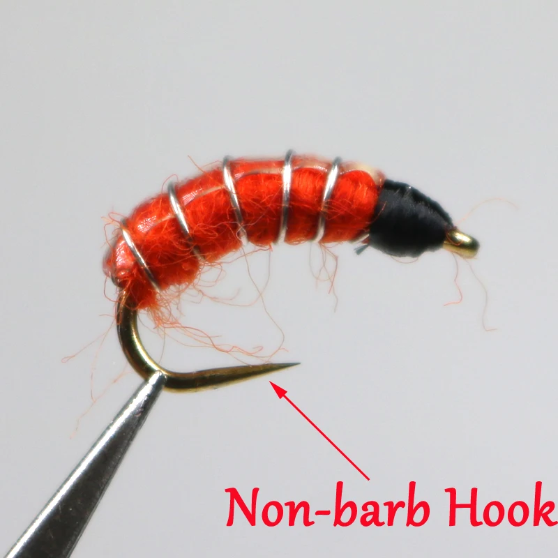 ICERIO 5 шт. бесславный Cezch Nymph Scud Caddis завязывающий крючок для ловли форели нахлыстом