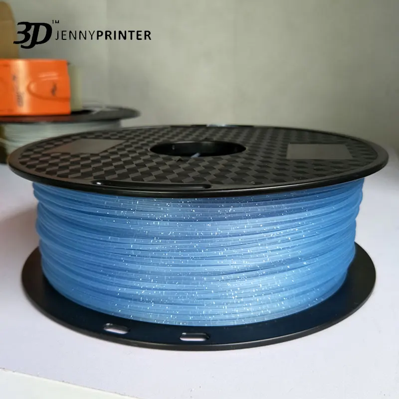 Ткань для 3d печати Jenny нить PLA 1 75 мм кг кристально голубой|Материалы 3D-печати| |