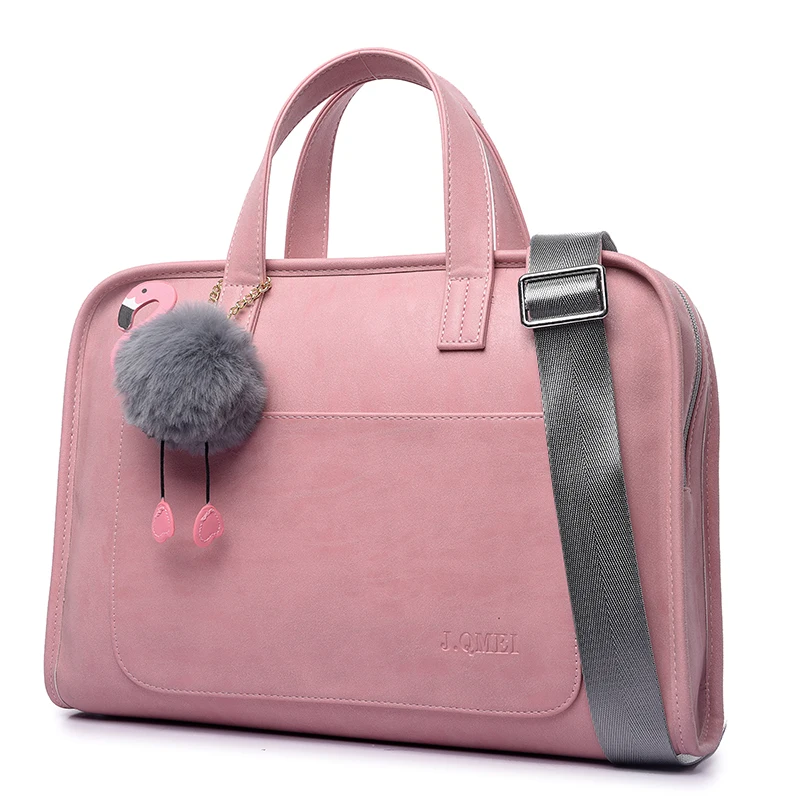 Fashion PU waterproof laptop bag women Laptop briefcase Case Bag for Notebook Handbag shoulde rbag 12 13.3&quot 14 15.4&quot 15.6 inch |