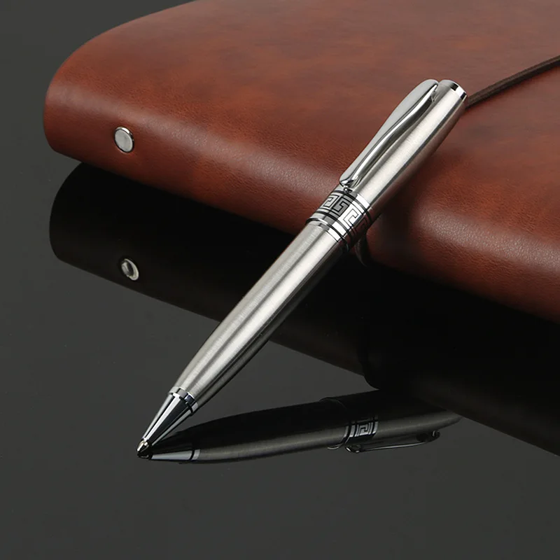 4 colors high quality metal Ballpoint Pen school Office stationery Supplies Wholesale price Writing refill Gift Pens | Канцтовары для