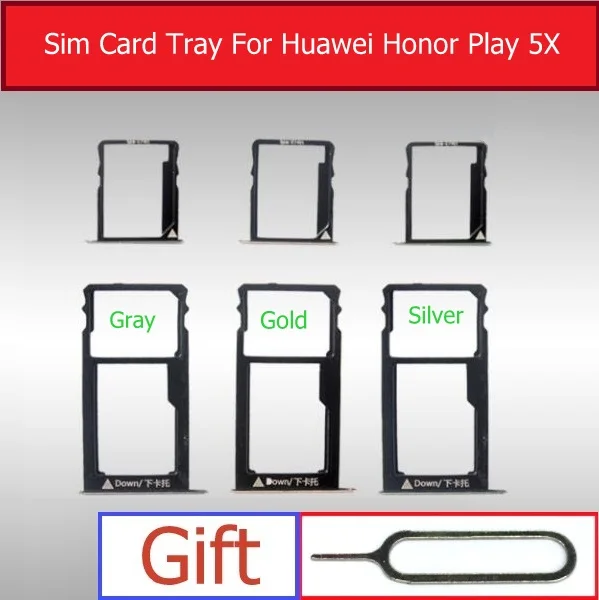 Устройство для чтения карт памяти Micro SD + Sim-карт 1 комплект Huawei Honor Play 5X KIW-TL00H TL00 L23