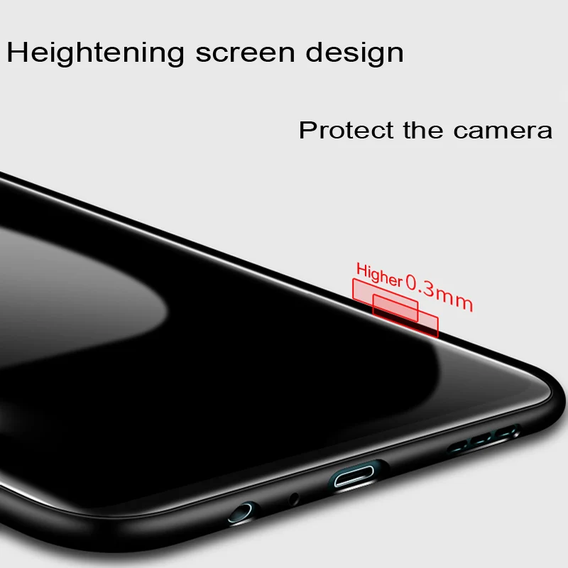 Чехол из закаленного стекла для Huawei Honor 8X градиентный цвет задняя крышка 8 X мягкие