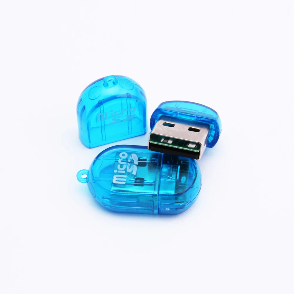 Прозрачный кардридер для Micro SD карт памяти USB 2 0|micro sd card reader|sd readercard reader usb 2.0 |