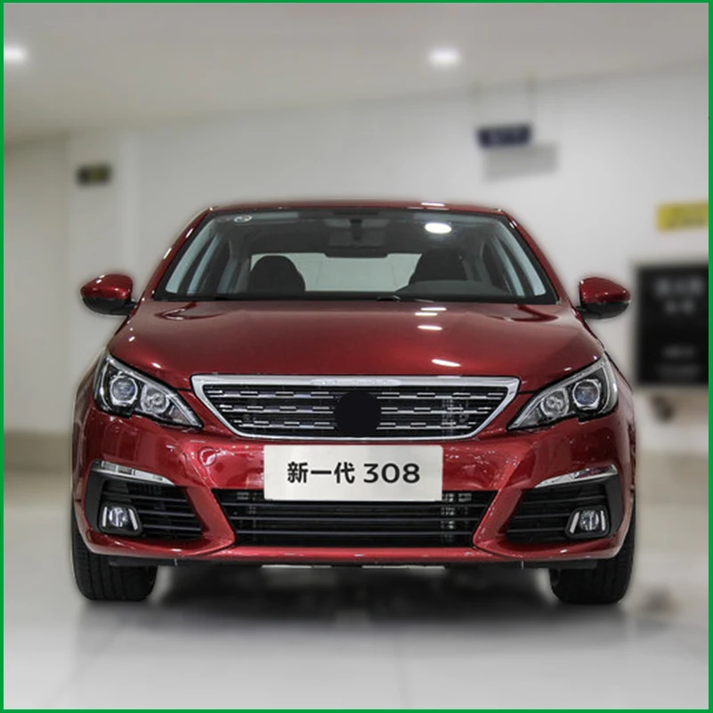 Для Peugeot 308 T9 2016 2017 2018 нержавеющая сталь Передняя решетка гриль стойка