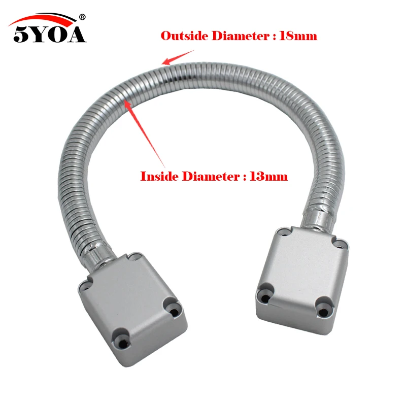 

Door Loop Electric Exposed Mounting protection Cable Line for Control Lock Door Lock Stainless steel sleeve Access Control